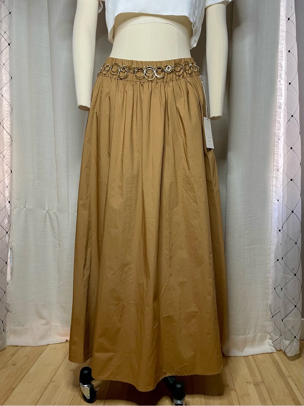 🍂🍄🟫 NWT a new day - Tan Maxi Skirt Size XS/S